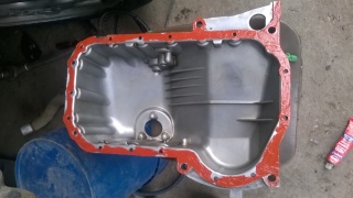 Замена поддона двигателя Geely SC7  